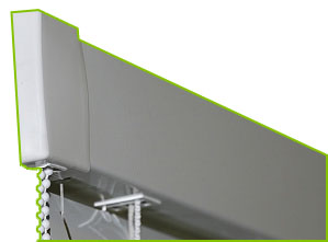 vnitřní horizontální žaluzie Standard - rovný profil